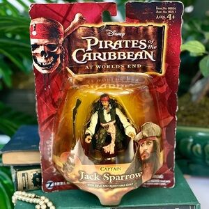 🆕 Disney Pirates of The Caribbean at Worlds End Captain Jack Sparrow Figure 07